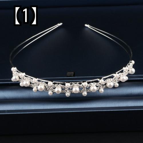 ティアラ ウェディング 髪飾り 贅沢 誕生日 王冠 パーティー ショー 花嫁 宝石 大きな ラインストーン 子供 王女