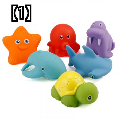 おもちゃ お風呂 水遊び 赤ちゃん フローティング ボール ピン 子供 キッズ ギフト プレゼント 柔らかい ゴム製 ボート 動物 女の子 男の子