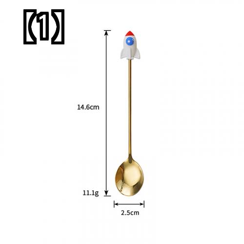 コーヒースプーン カトラリー ステンレス 食器 かわいい アフタヌーンティー ゴールド 攪拌 デザート プレゼント