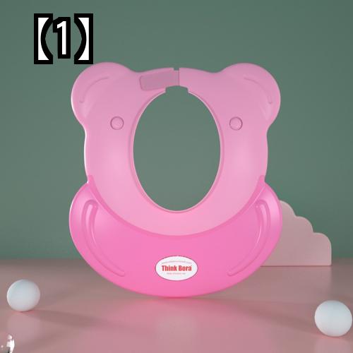 シャワーキャップ 子供用 ベビー用品 シリコン シャワーハット バス用品 目 保護 防水 シャンプーハット 赤 青 黄色