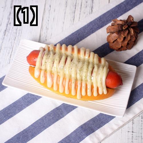 食品サンプル パン リアル 業務用 レストラン カフェ 飲食店 見本 ディスプレイ 展示 サンドウィッチ ホットドッグ トースト 小道具