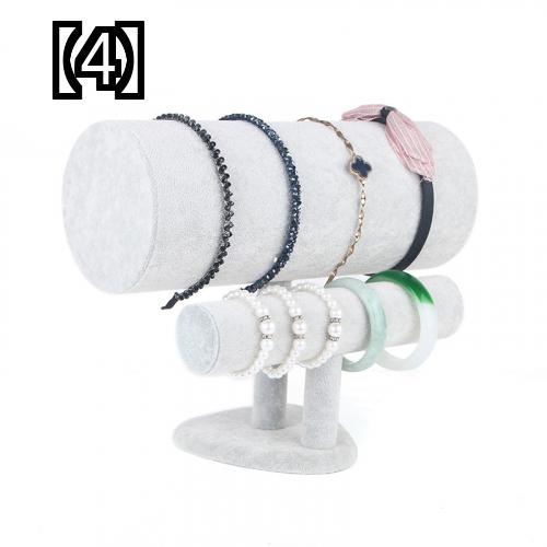 アクセサリー スタンド カチューシャ ラック 収納 ディスプレイ 大容量 ベルベット ヘア アクセサリー シンプル ピン ジュエリー ブレスレット インテリア