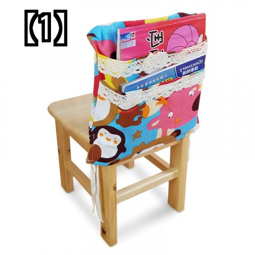 椅子 背もたれ ポケット カバー 小物 収納 整理 チェアカバー インテリア 布 かわいい