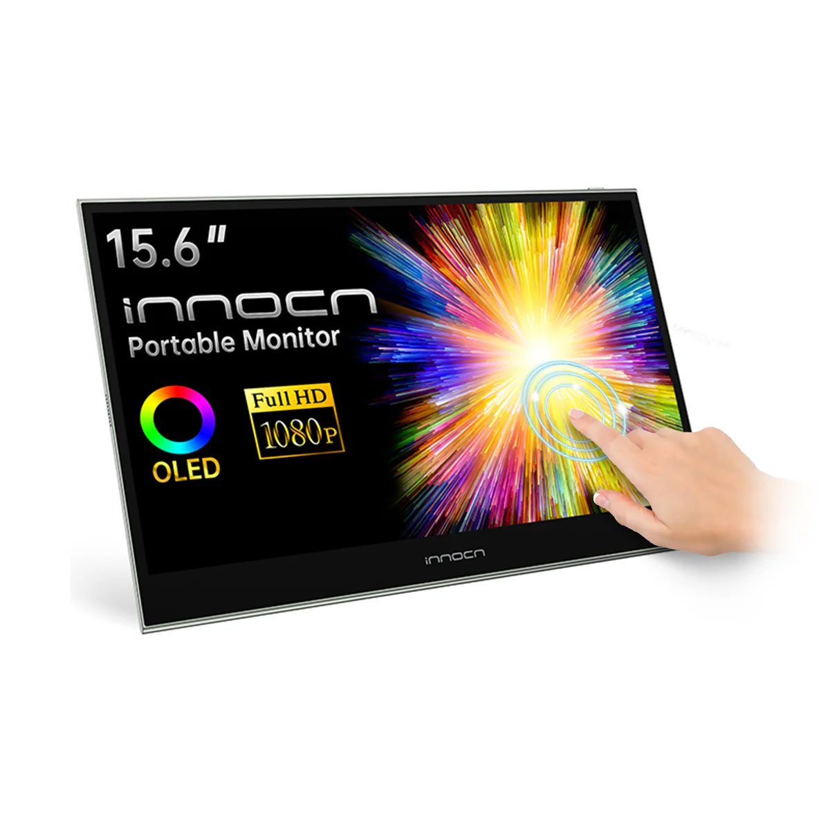 【正規品】INNOCN PU 15PRE 15.6インチ OLED 4K モバイルモニター ポータブルモニター 内蔵バッテリー搭載 1ms超高速応答 軽量 持ち運び デュアルディスプレイ ゲーミング テレワーク USB-C対応 出張 日本語説明書 イノセン 有機EL