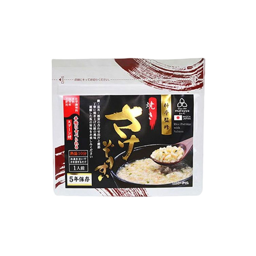 まつや 料亭監修 さけぞうすい (32g) 災害食 非常食 保存食 備蓄 5年保存 無添加 どんぶり おかゆ レトルト インスタント 化学調味料不使用