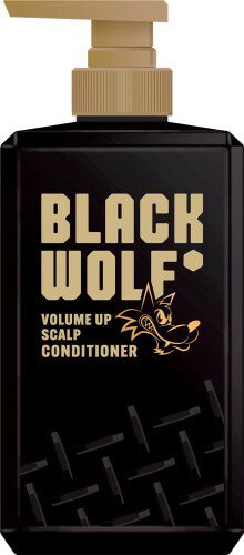 BLACK WOLF(ブラックウルフ) ボリュームアップ スカルプコンディショナー 380mLボトル/大正製薬 黒髪に ハリ・コシを与え 立ち上がる強さ/髪と頭皮に潤い/シトラスアロマの香り