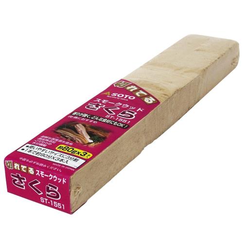 材質:木 種類: 単品 サイズ: FF パッケージ重量: 0.23 kg関連キーワード：ソト SOTO スモークウッド さくら 240g 80g×3 ST-1551