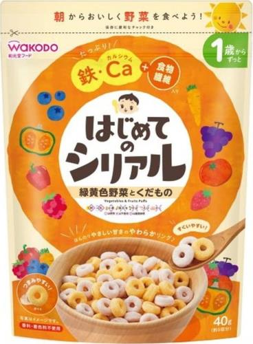 和光堂 はじめてのシリアル 緑黄色野菜とくだもの 40g