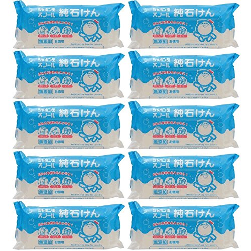 セット品シャボン玉 スノール 純石けん 180g (10個) gramsky-10065342 グラムスキー薬局 楽天市場店 パッケージ画像