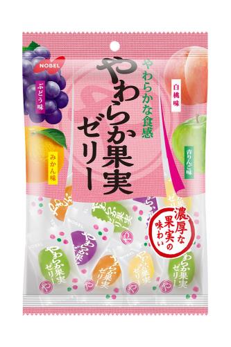 原材料:砂糖、水飴、濃縮果汁(モモ、リンゴ、温州みかん、ブドウ)、植物油脂、ゲル化剤(ペクチン)、酸味料、香料、着色料(カロチノイド、アントシアニン、紅麹、クチナシ、紅花黄)、光沢剤 商品サイズ(高さx奥行x幅):13cm×19cm×28cm