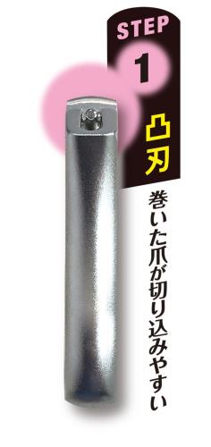 グラムスキー薬局 楽天市場店のピップ 巻き爪用直線刃つめきり｜アングル2
