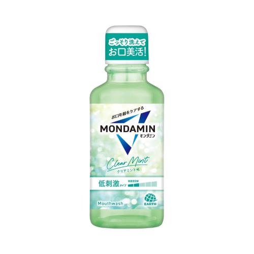 モンダミン クリアミント マウスウォッシュ 100mL 低刺激 洗口液 口 洗浄 オーラルケア