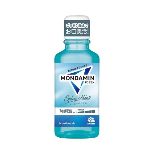 モンダミン スパイシーミント マウスウォッシュ 携帯用 洗口液 100mL 強刺激 口臭ケア デンタルリンス オーラルケア