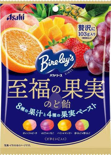 アサヒグループ食品 バヤリース至福の果実のど飴 103g