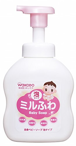 和光堂 ミルふわ 全身ベビーソープ 泡タイプ 本体 450mL