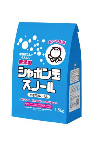 容量 : 1.5kg 成分 : 純石けん分(99% 脂肪酸ナトリウム) 商品コード : 1008