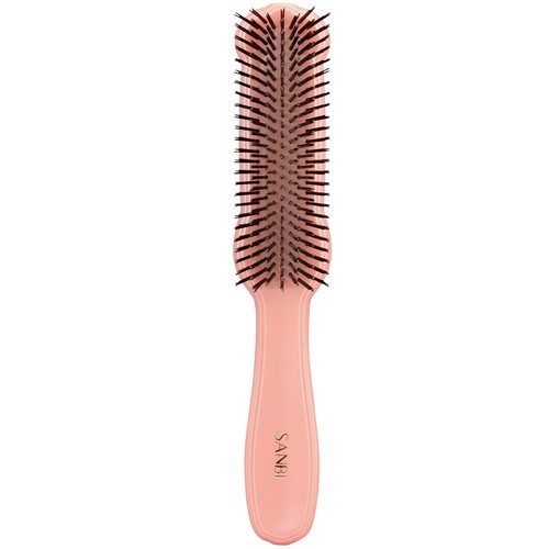 サンビー工業 日本製 ヘアブラシ LY ナイロン LY-191 ホワイト(ナイロン+豚毛) / LY-191 レッド(ナイロン+豚毛) / LY-161 ピンク(ナイロン)