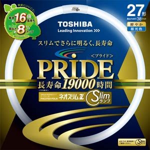 サイズ:1.7x29.9x26.6cm ワットの区分:27形、口金:GZ10q、質量:104g、定格寿命:19,000h、光源色:3波長形昼光色、寸法管径:17mm、寸法内径:266mm、寸法外径:299mm 定格ランプ電力1:27W、定格ランプ電力2:38W、ランプ電流1:0.215A、ランプ電流2:0.36A 本体重量(kg):0.104