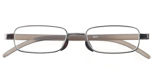 ウルトラ スリム 超 薄型 軽量 老眼鏡 (専用スリムケース付き) メンズ ガンメタ +2.00