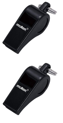 2個セットmolten(モルテン) ホイッスル黒 WHIBK