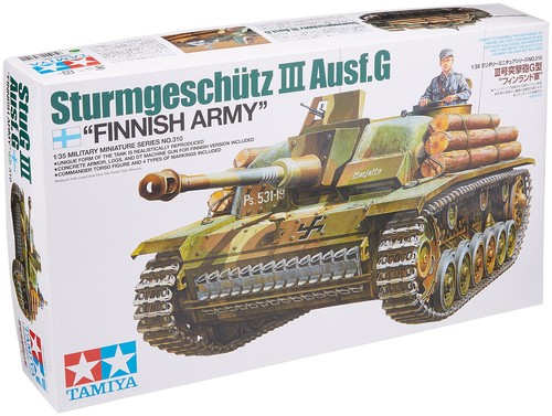 タミヤ 1/35 ミリタリーミニチュアシリーズ No.310 フィンランド軍 III号突撃砲 G型 プラモデル 35310