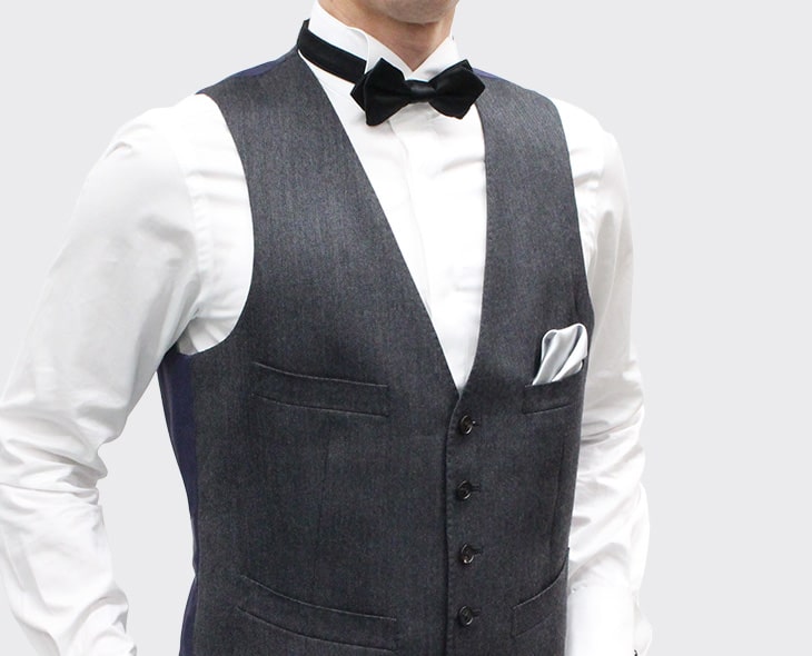 日本の伝統美・ふじやま織 蝶ネクタイ＆ポケットチーフセット (ポインテッド・エンド) メンズ 日本製 シルク 無地 結婚式 新郎 お色直し 披露宴 発表会 合唱団 衣装 ボウタイ 黒 赤 ワイン 白 ネイビー 紺 [メール便送料無料]