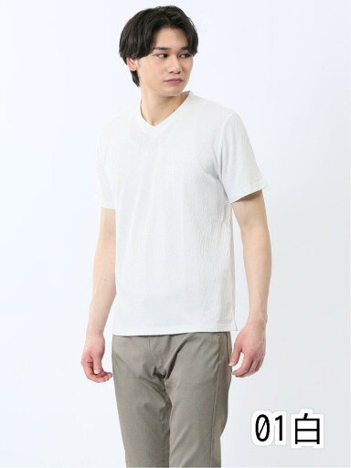 【値下げ】 リンクスケーブル Vネック半袖Tシャツ 【値下げ】 リンクスケーブル Vネック半袖Tシャツ
