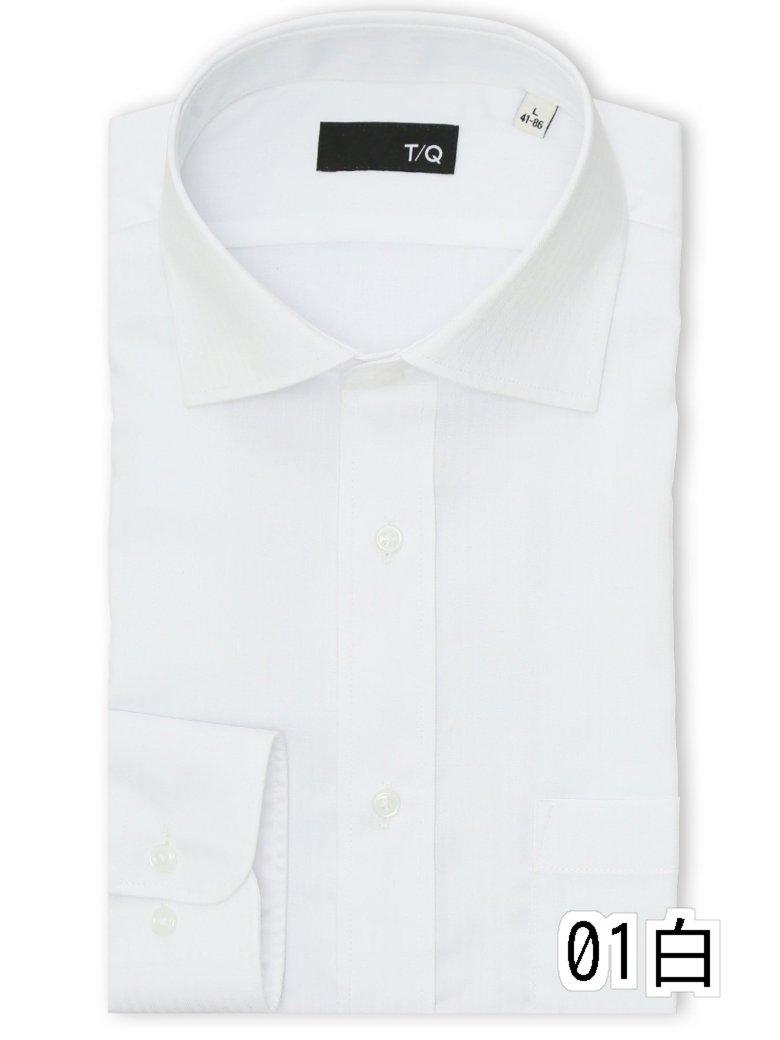 ノンアイロン NEWスタンダードフィット ワイドカラー長袖シャツ