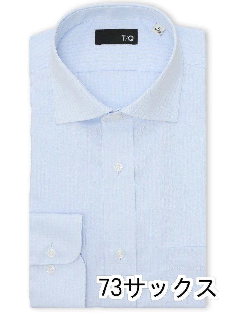 ノンアイロン NEWスタンダードフィット ワイドカラー長袖シャツ