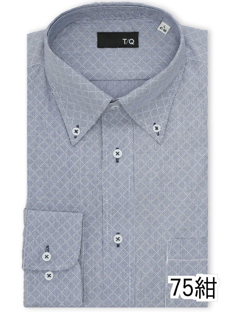 イージーアイロン NEWスタンダードフィット ボタンダウン長袖シャツ(4)