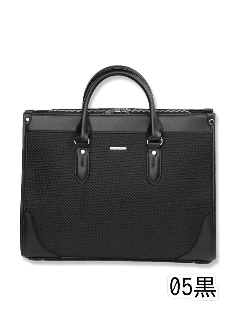 市松 2WAY ブリーフバッグ A4対応 ビジネスバッグ