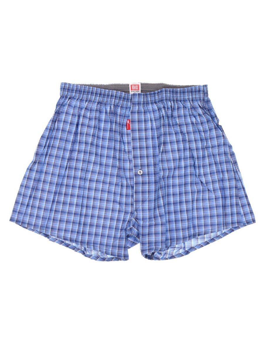 【大きいサイズ・メンズ】BVDグラデーションチェック先染トランクス　グランバック 大きいサイズ