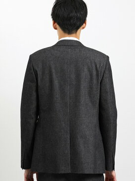 【メンズ】カイハラデニム スリムフィット2釦セットアップジャケット セットアップジャケット