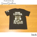 【送料無料】【Grand Galleria グランドガレリア】 5周年記念Tシャツ バッファロースカル ブラック 黒 S M L XL シルバーアクセサリーショップ メンズ 彼氏 誕生日 プレゼント ギフト包装