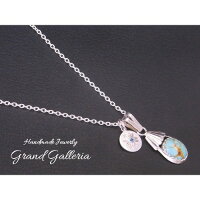 【送料無料】【GrandGalleriaグランドガレリア】太陽太陽チャームターコイズネックレスペンダント誕生石天然石チェーン35〜60cmシルバーシルバーアクセサリーシルバー925ハンドメイド手作りメンズユニセックス彼氏誕生日プレゼントギフト包装