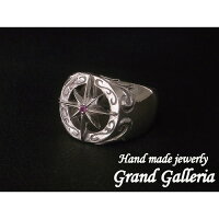 【送料無料】【GrandGalleriaグランドガレリア】太陽太陽神リング指輪誕生石天然石サイズ14〜30号シルバーシルバーアクセサリーシルバー925ハンドメイド手作りメンズ彼氏誕生日プレゼントギフト包装