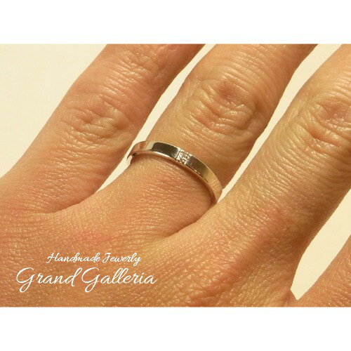 【GrandGalleriaグランドガレリア】ストーンリングペアリング指輪キュービックジルコニアサイズ3~27号シルバーシルバーアクセサリーシルバー925ハンドメイド手作りレディースユニセックス彼女誕生日プレゼントギフト包装