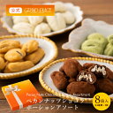 グランプラス チョコレート ペカンナッツショコラ ポーションアソート 8袋入 / 送料無料 ベルギー チョコレート ピーカンナッツ ナッツチョコ スイーツ お菓子 詰め合わせ おしゃれ 個包装 高級 ギフト プレゼント あす楽