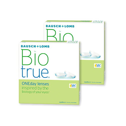【期間限定最安値挑戦】バイオトゥルーワンデー(90枚)【2箱】含水率78％ BC8.6 DIA14.2 潤い成分 UVカット ボシュロ…