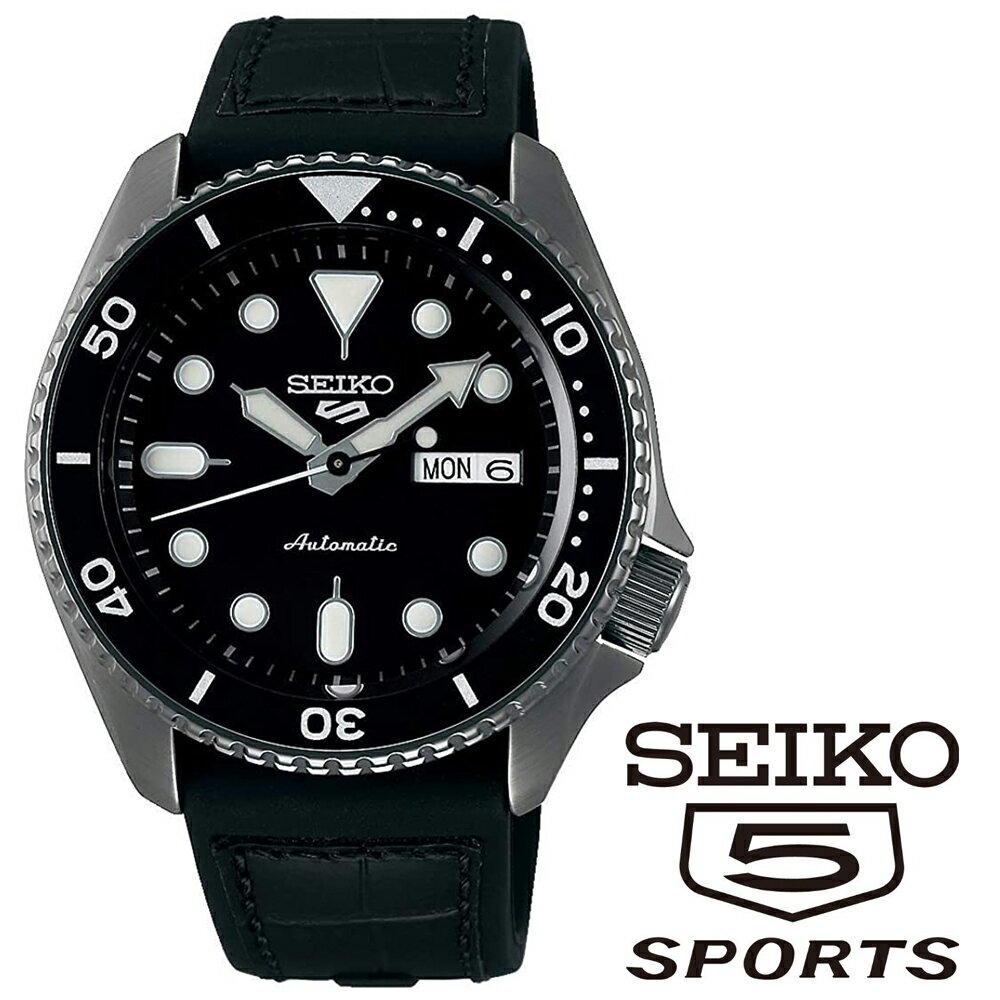 ファイブスポーツ ポイント2倍 SEIKO セイコー5スポーツ 5SPORTS 自動巻き メンズ腕時計 SRPD65K3 ブラック 海外モデル メンズウォッチ ファイブスポーツ 並行輸入品 ギフト