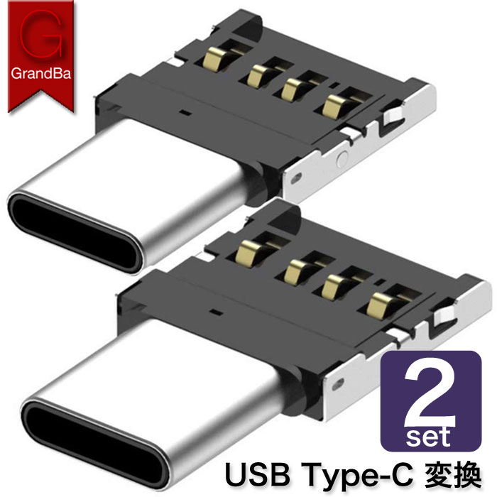 TypeC 変換アダプタ 2個セット データ