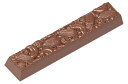 cw1872チョコレート型ChocolateWorld muesli Bar(ナッツ模様バー) 116.5mm×22.5mm（38g）8取