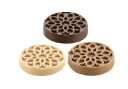シリコン型 MAURESQUE ROUND40 モレスクラウンド19ml(15個取) 葉っぱ模様丸型 チョコレート型 40mm【SF378】シリコマート silikomart