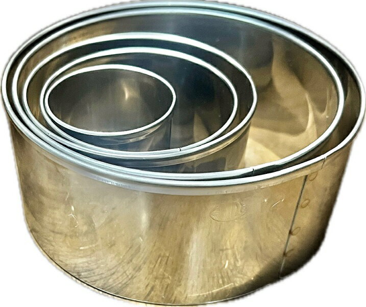 パテ抜き 抜型 丸抜き型(約2.5cm,3.5cm,4.4cm,5.5cm,6.5cm,9.5cm,10.5cm)0.5シリーズ