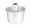 シフォン型 アルミ合金アルマイト加工一体構造深型(背高)シフォンケーキ型15cm(外寸17cm)オリジナルレシピ付【sn5234】