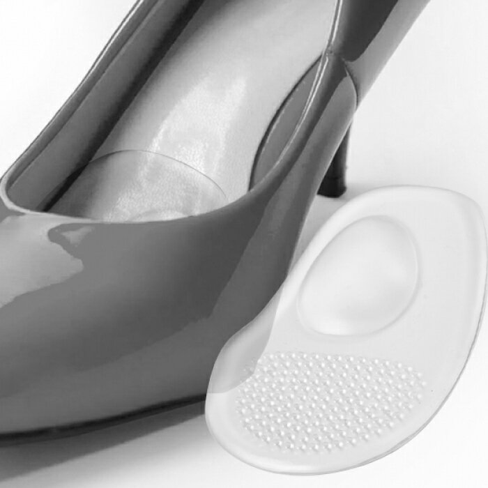 衝撃吸収 土踏まず 女性用 ジェル クッション パンプス 痛くない サンダル 滑り止め 前のめり防止 防水 透明 クリア