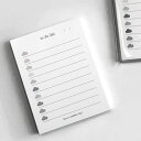 付箋 かわいい to do list リスト ポストイット 50枚 ふせん 大きめ やることリスト インデックス メモ カラフル 文房具 オフィス用品 学用品