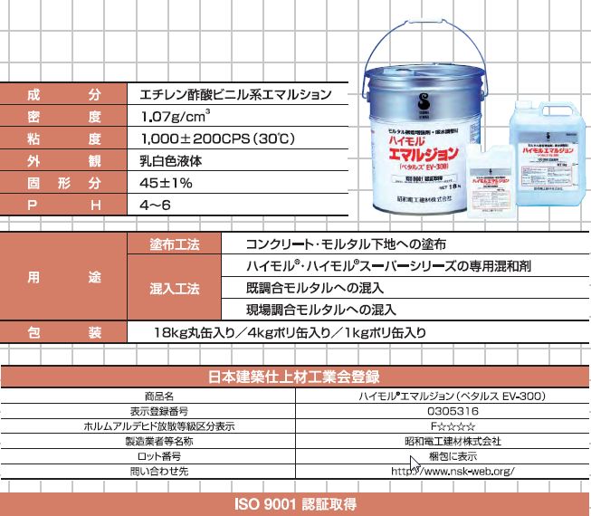 ハイモルエマルジョン4kg　ケース販売（6個入り）