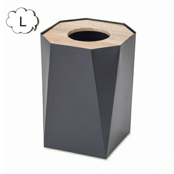 ゴミ箱 ダストボックス 角型 オクト Lサイズ 7.5L アンティーク ペダルビン ゴミ箱　ペダル　ペダル　..