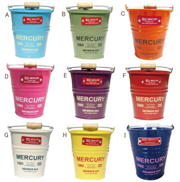 mercury マーキュリー ミニ バケツ 9色 Mini Bucket バケツ ミニ ミニサイズ ミニチュア 持ち手 ばけつ ポット バケツ ブリキ おしゃれ かっこいい アンティーク キッチン リビング 雑貨 丸型 ナチュラル雑貨 ゴミ箱 ごみばこ アメリカン雑貨